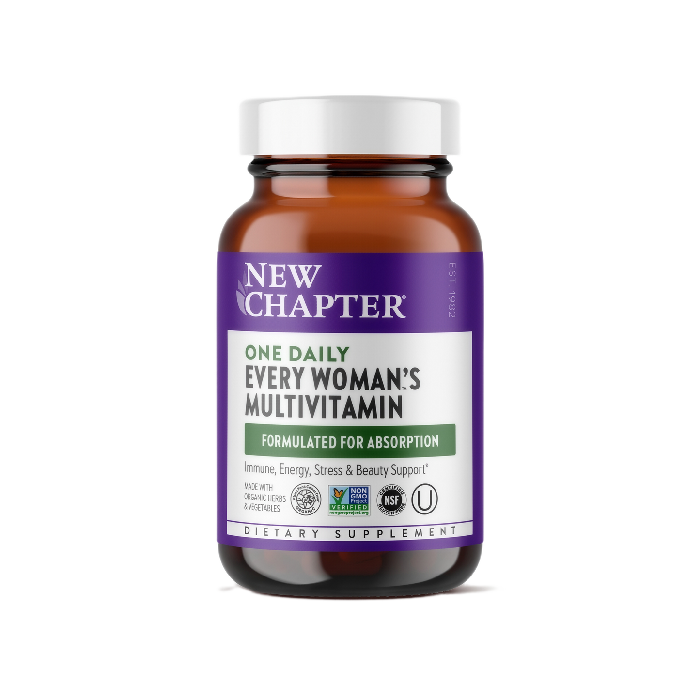 New Chapter Women's Multivitamin for Immune Support with 20+ Nutrients 96 Count