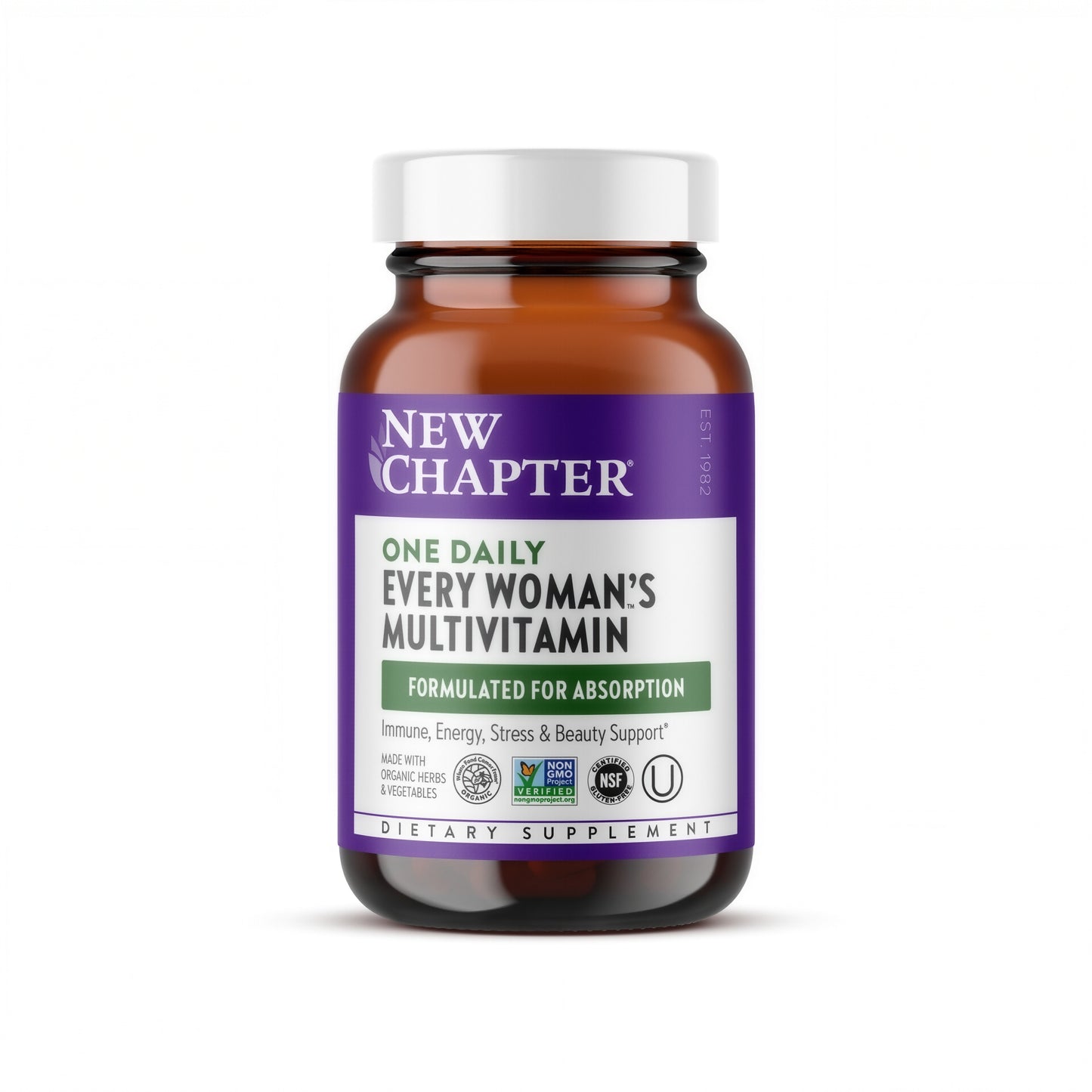 New Chapter Women's Multivitamin for Immune Support with 20+ Nutrients 96 Count