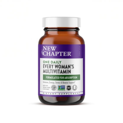 New Chapter Women's Multivitamin for Immune Support with 20+ Nutrients 96 Count