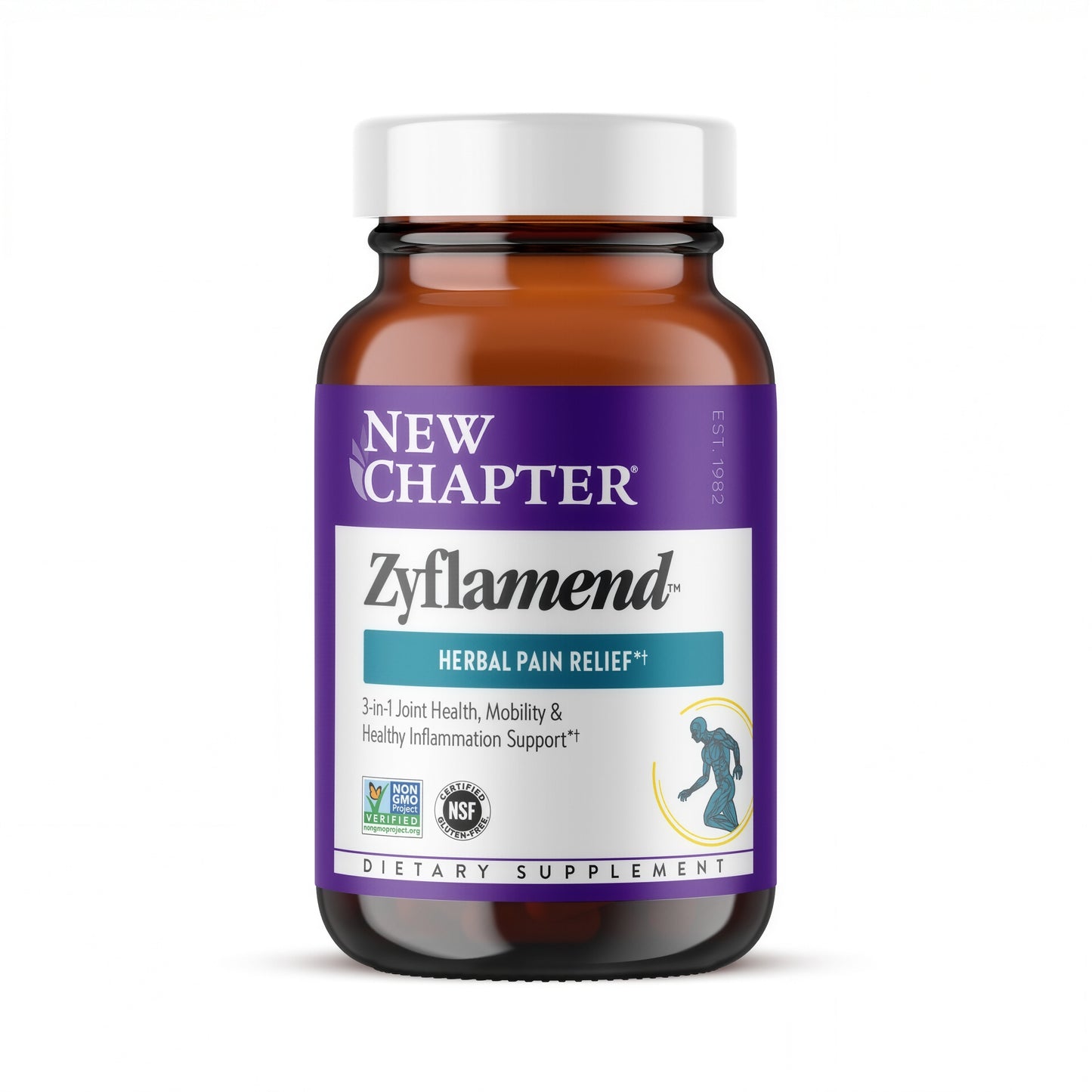 New Chapter Zyflamend Joint Supplement Herbal Pain Relief 180 Capsules