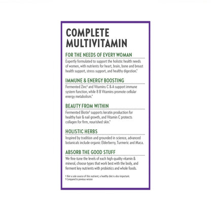 New Chapter Women's Multivitamin for Immune Support with 20+ Nutrients 96 Count