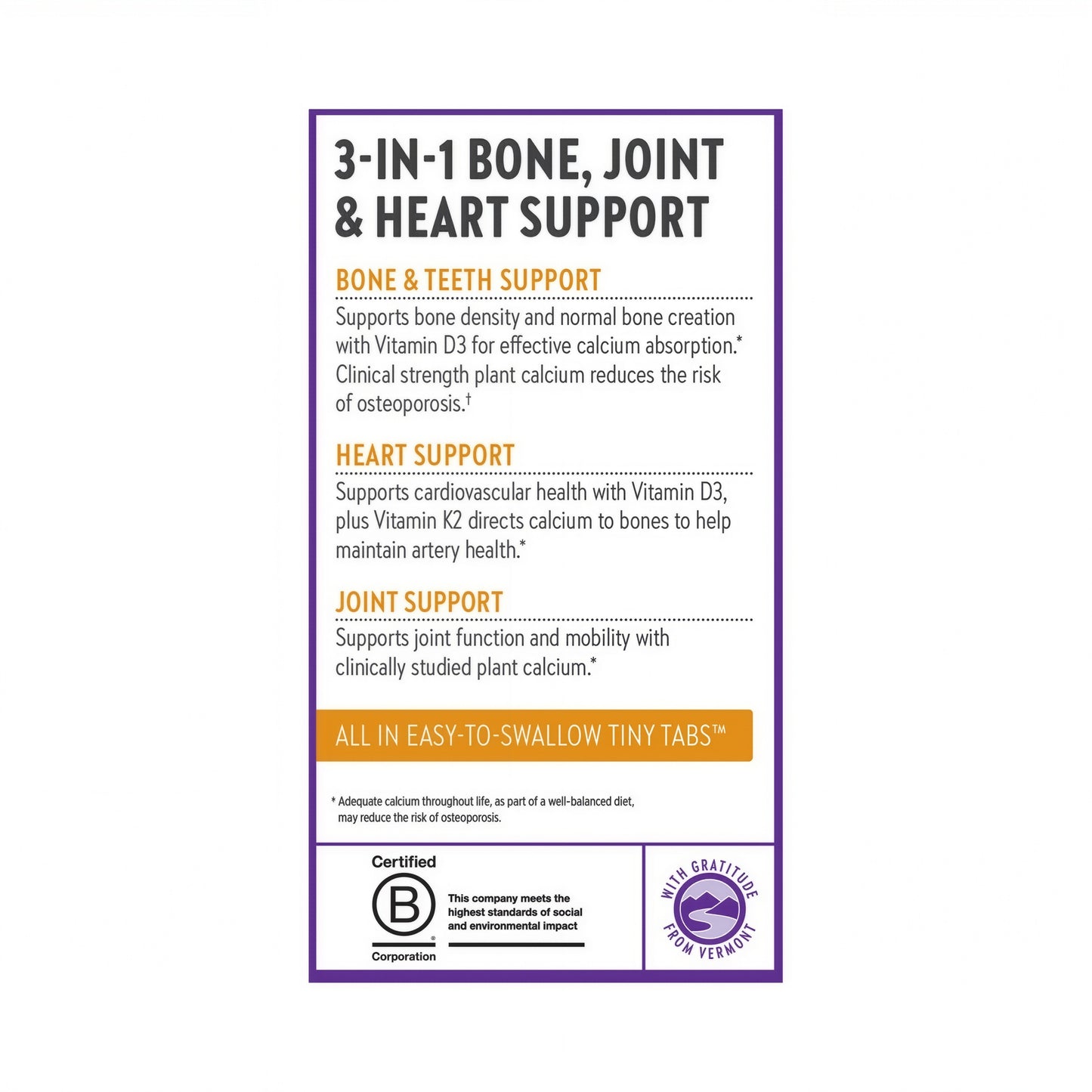 New Chapter Bone Strength Calcium Supplement 905 mg dos 240 Tiny Tabs