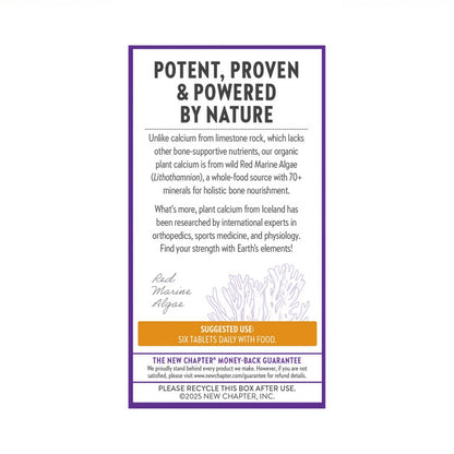 New Chapter Bone Strength Calcium Supplement 905 mg dos 240 Tiny Tabs