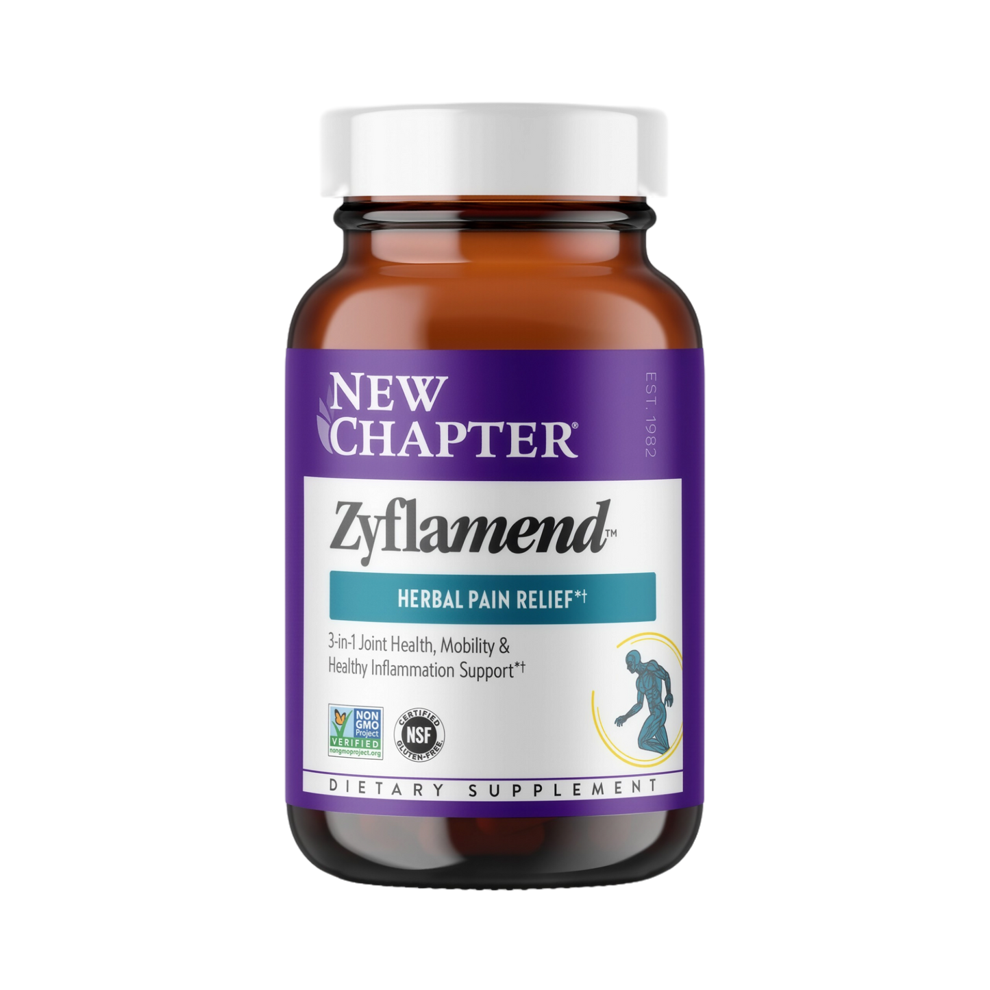New Chapter Zyflamend Joint Supplement Herbal Pain Relief 180 Capsules
