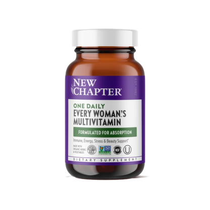 New Chapter Women's Multivitamin for Immune Support with 20+ Nutrients 96 Count